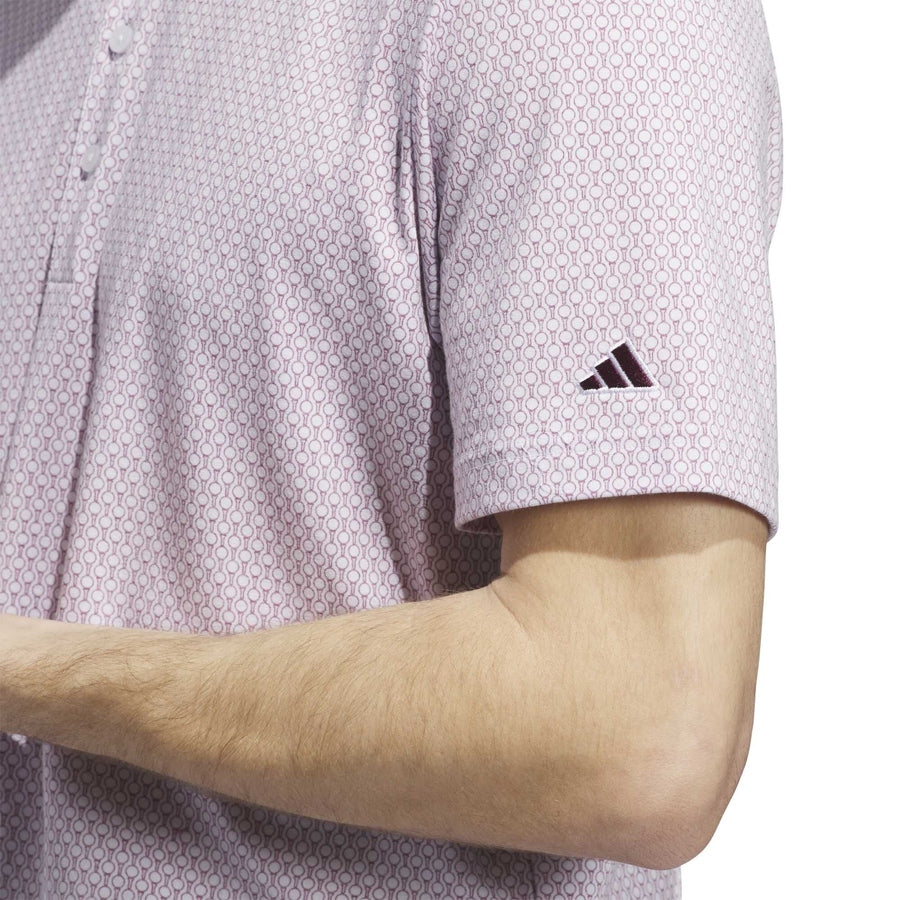 Polo imprimé Adidas Ultimate365+ Go-To - violet