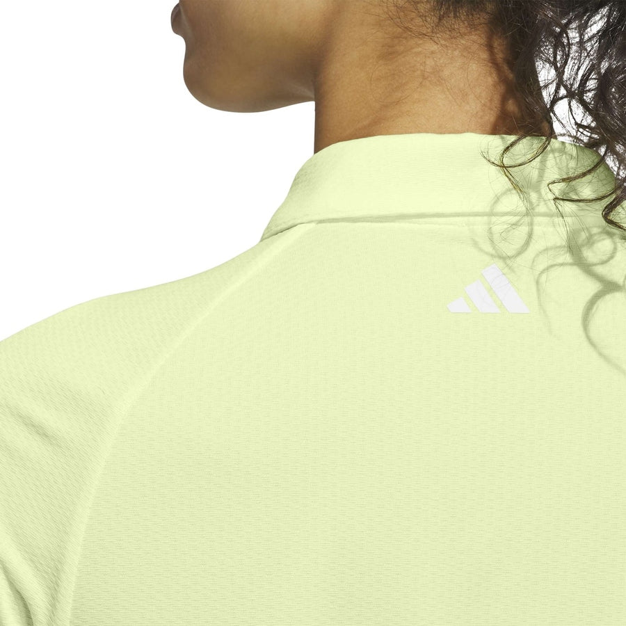 Polo Adidas Ultimate365 Melange Climacool pour femme - jaune