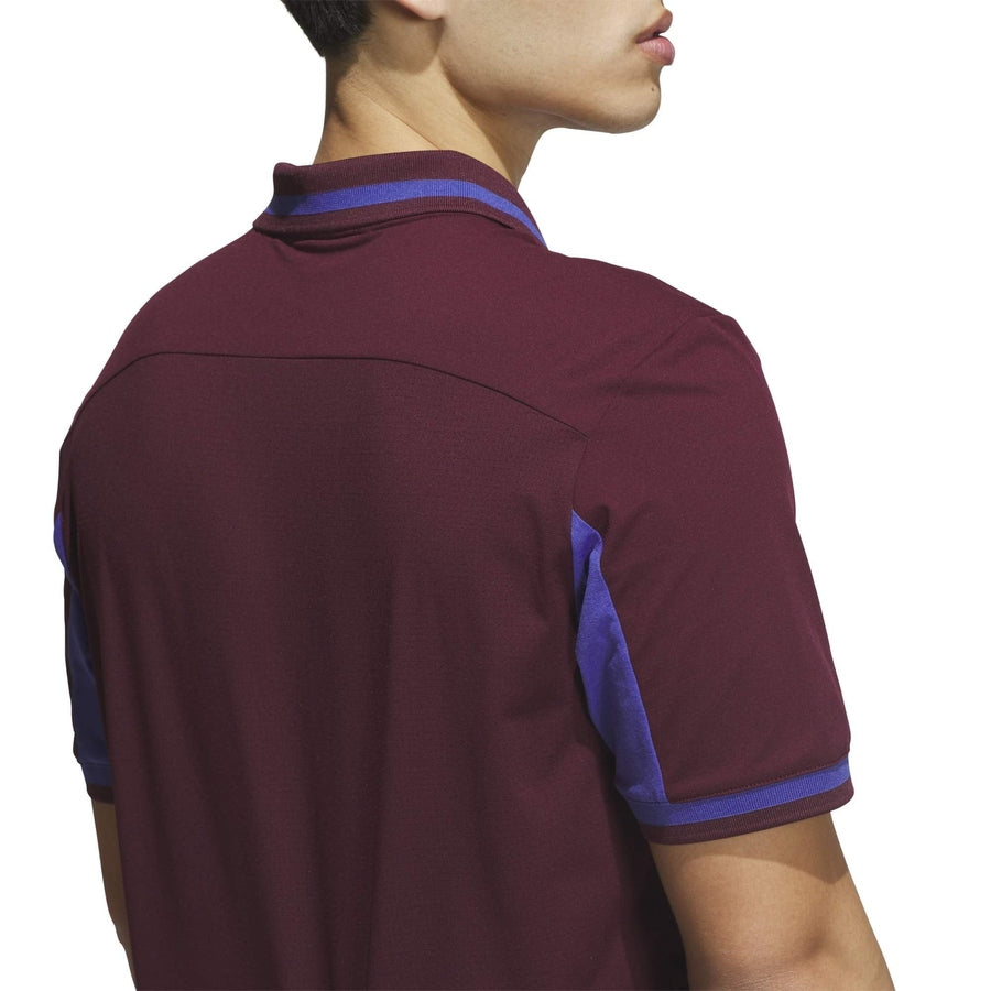 Polo Adidas Beyond The Course Vent Twistknit - rouge