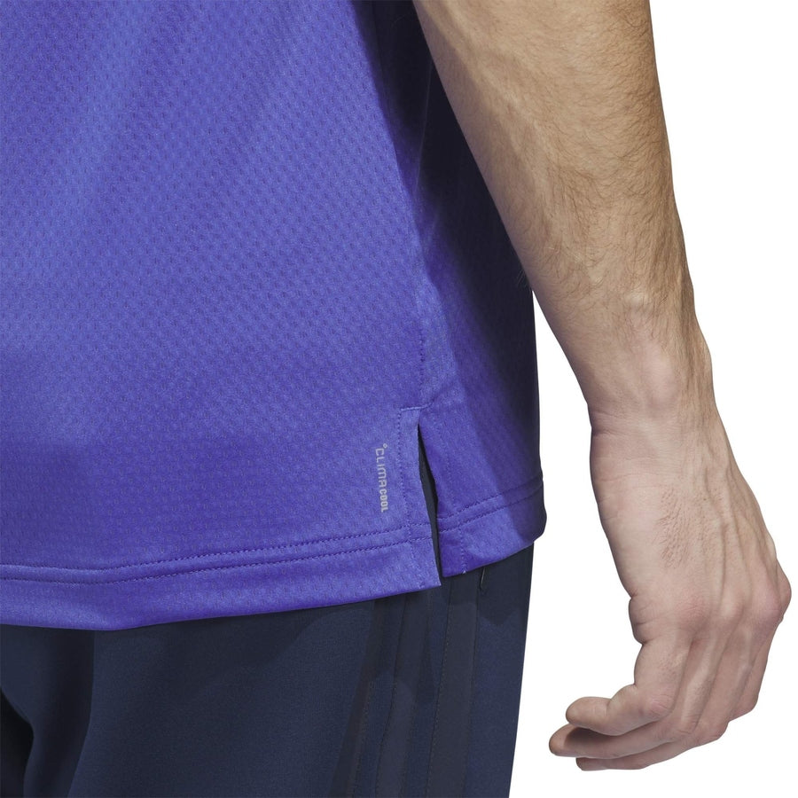Adidas Beyond The Course Climacool Polo Shirt - Blue