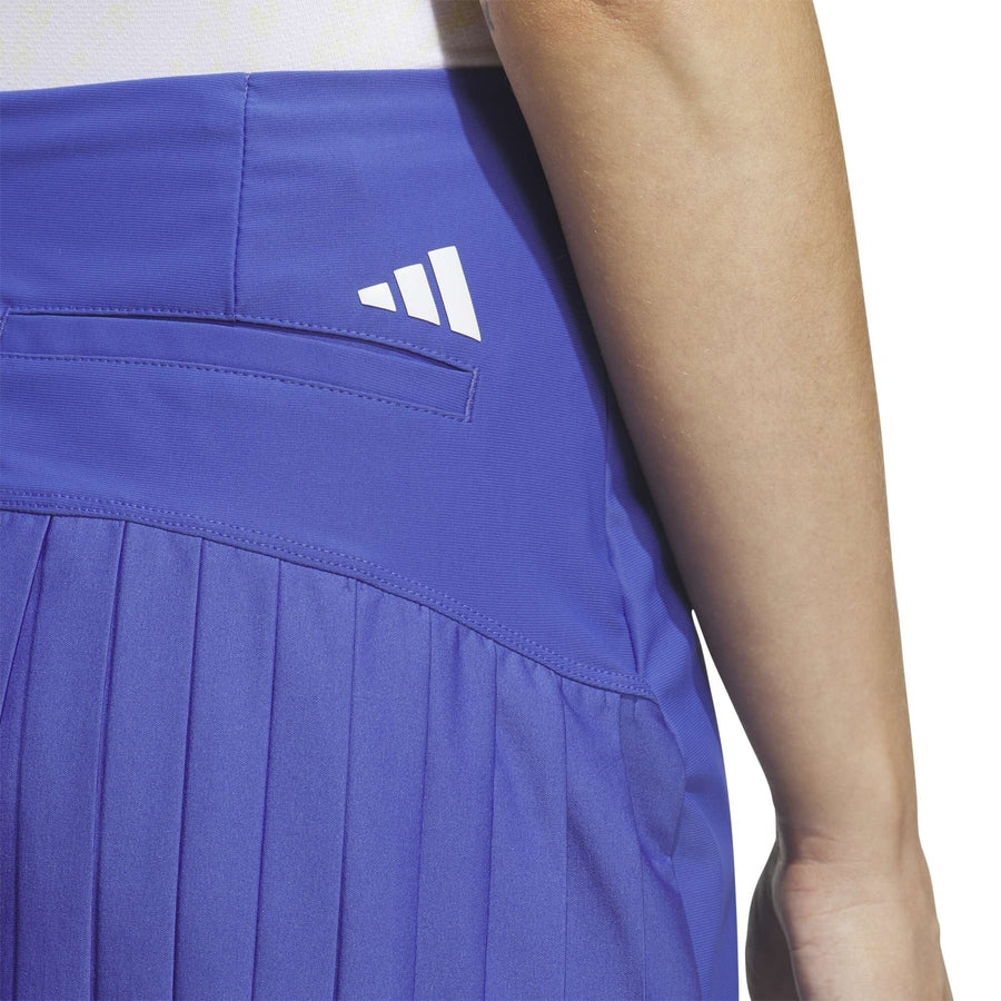 Jupe-short plissée de golf Adidas Ultimate365 Tour pour femme - Bleu