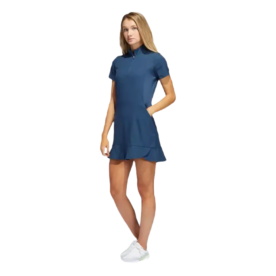 Adidas Ladies Frill Dress Navy Free Shipping Nationwide on Or