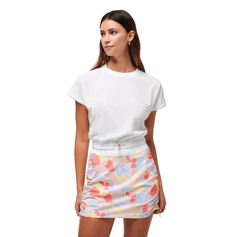 Travis Mathew Ladies Silver Spray Tech Woven Top