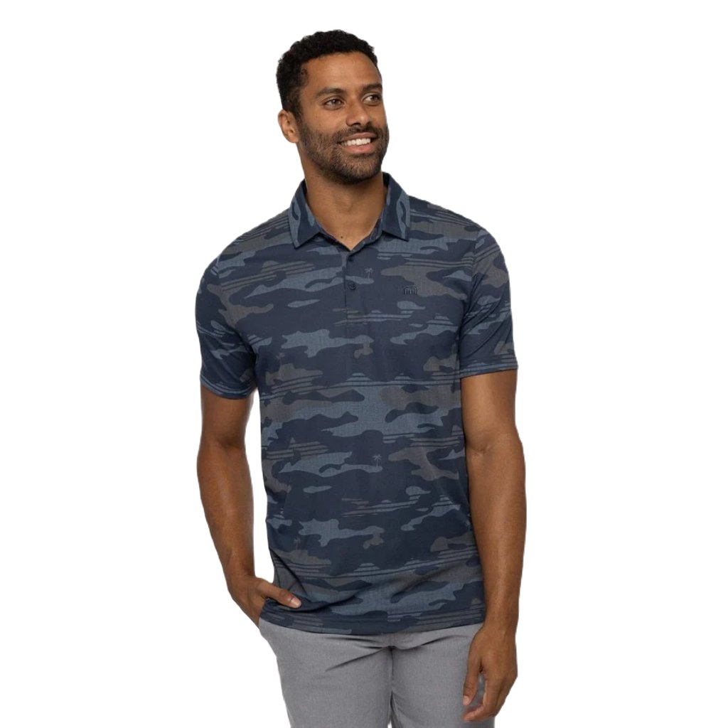 Travis Mathew Beachside Stealth Polo - Blue