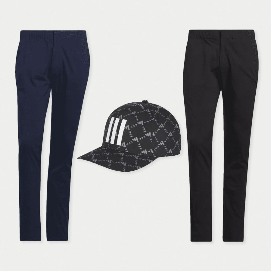 2 Pack Adidas Ripstop Pants + FREE Adidas Hat