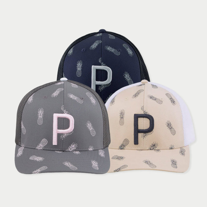 3 Pack Puma Pineapple Trucker P Caps