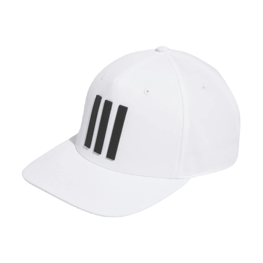 3-Stripes Tour Golf Hat - White