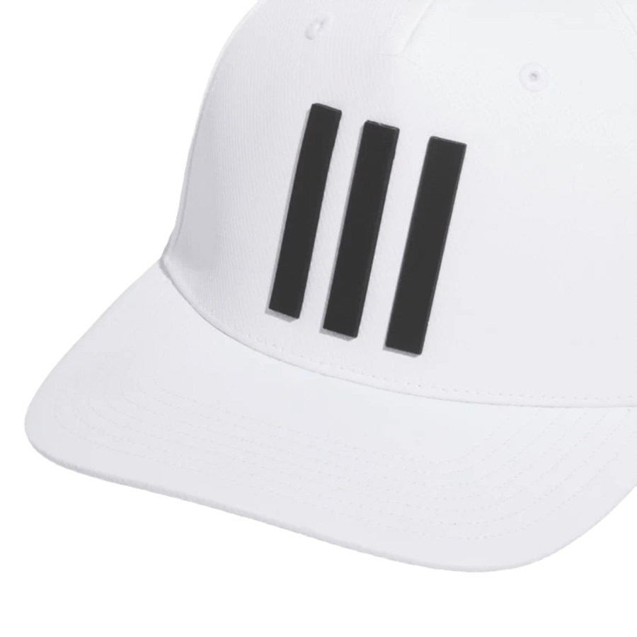 3-Stripes Tour Golf Hat - White