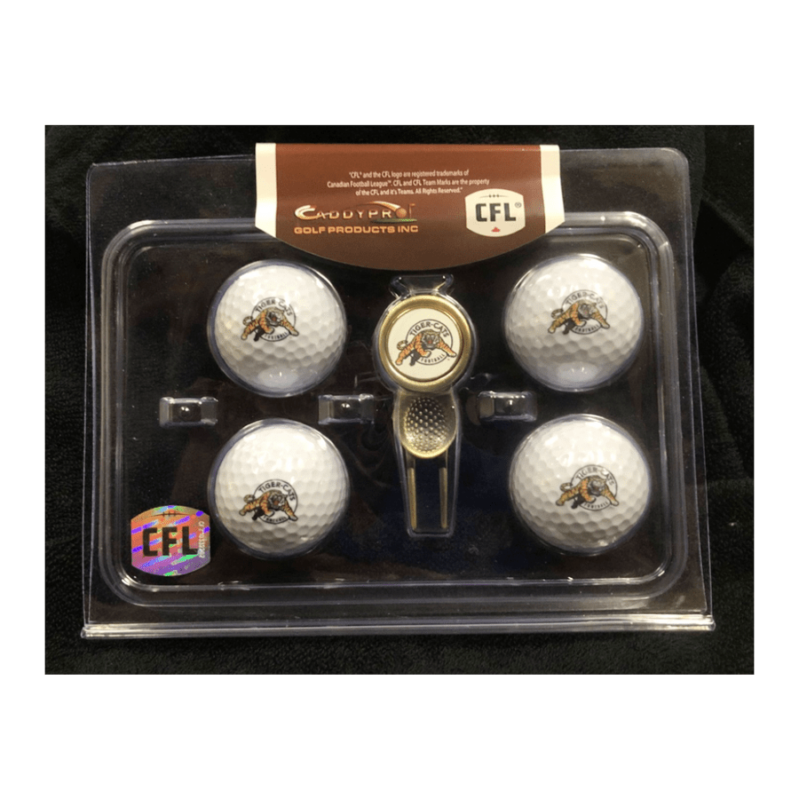 CFL 4 Golf Balls & Divot Tool Set