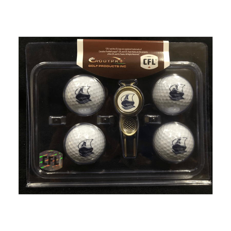 CFL 4 Golf Balls & Divot Tool Set