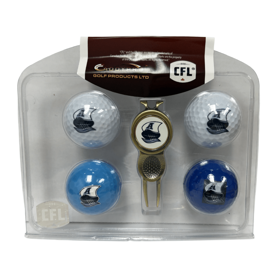 CFL 4 Golf Balls & Divot Tool Set