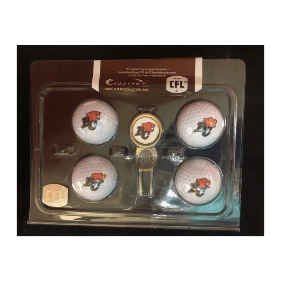CFL 4 Golf Balls & Divot Tool Set