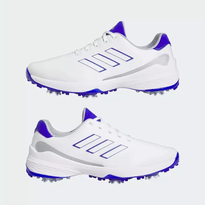 Adidas ZG23 Golf Shoes - White/Blue | Free Shipping Nationwide on