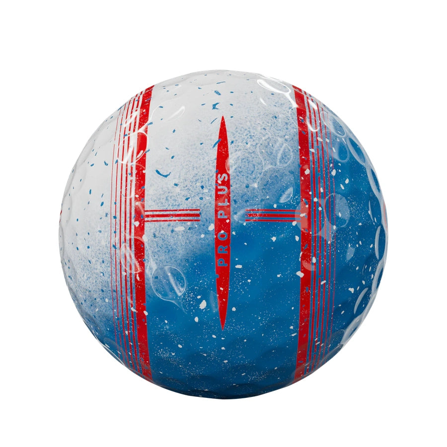 Vice Pro Plus Tracer Golf Ball - White/Blue