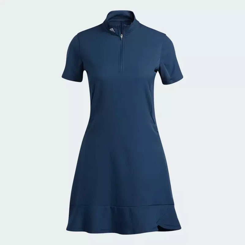 Adidas Ladies Frill Dress - Navy
