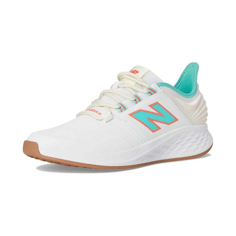 New Balance Ladies Fresh Foam ROAV V2 Golf Shoes - White/Green