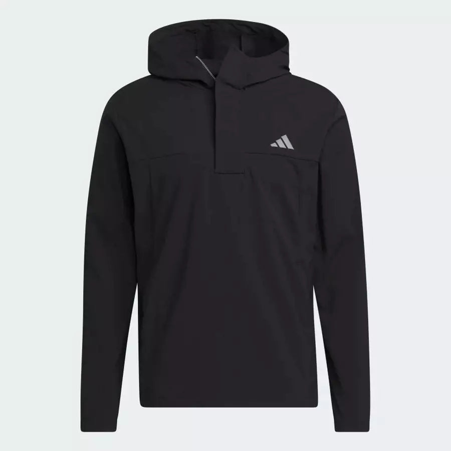 Adidas Ripstop 1/4 Zip Golf Hoodie - Black