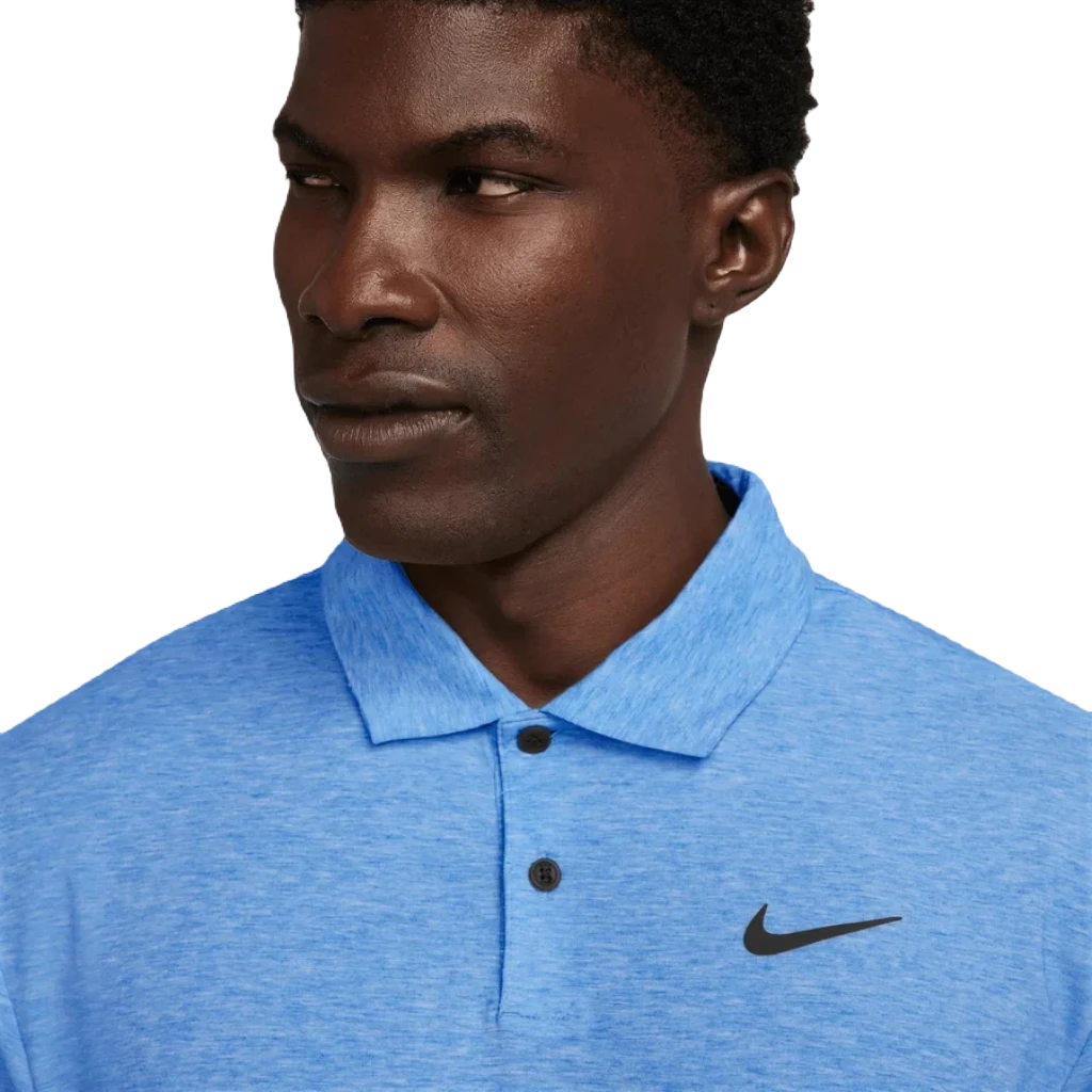 Nike Dri-FIT Tour Men's Solid Heather Golf Polo - Golf Course Logo