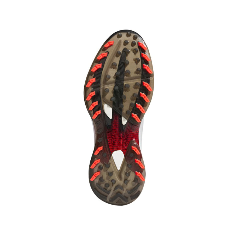 Adidas Adizero ZG Spikeless Golf Shoes - White/Red | Free Shippin
