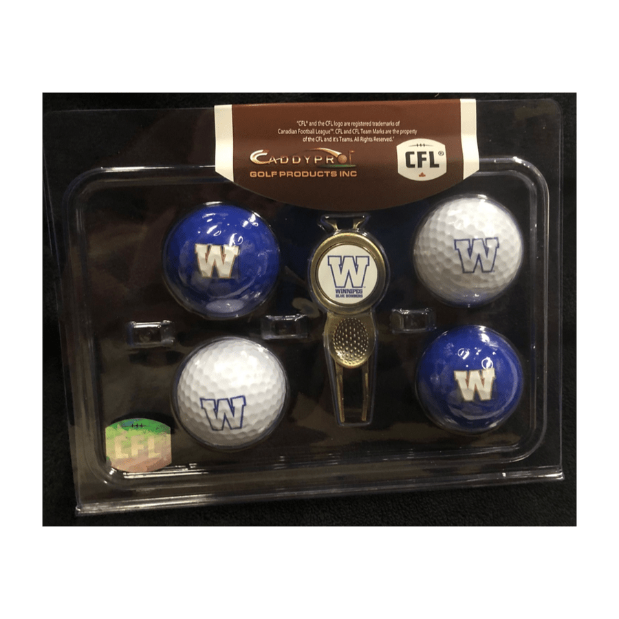 CFL 4 Golf Balls & Divot Tool Set