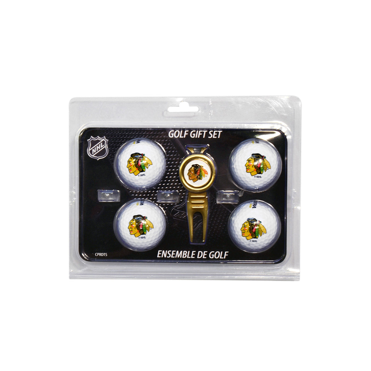 NHL 4 Golf Balls & Divot Tool Set