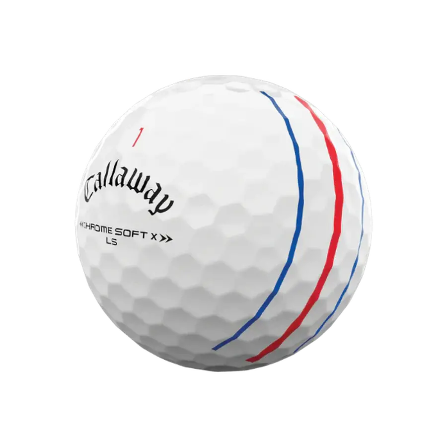 3 Dozen 36 Callaway Chrome Soft X LS Triple Track Golf Balls - Recycled