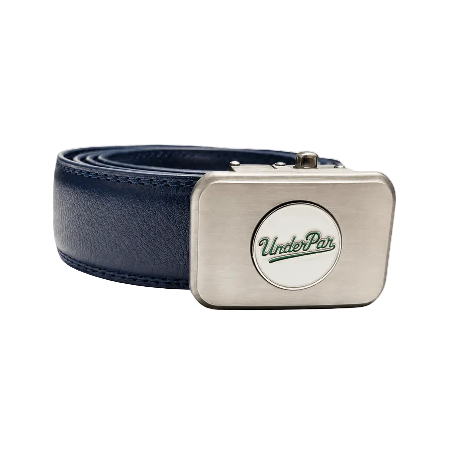 Northern Spirit Leather Ratchet Belt with 3 Ball Markers