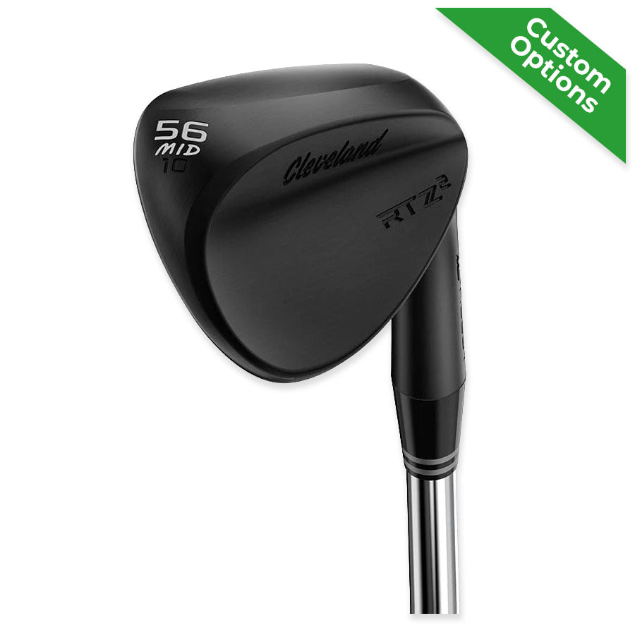 Cleveland RTZ 2 Black Satin Wedge - FREE Custom Options