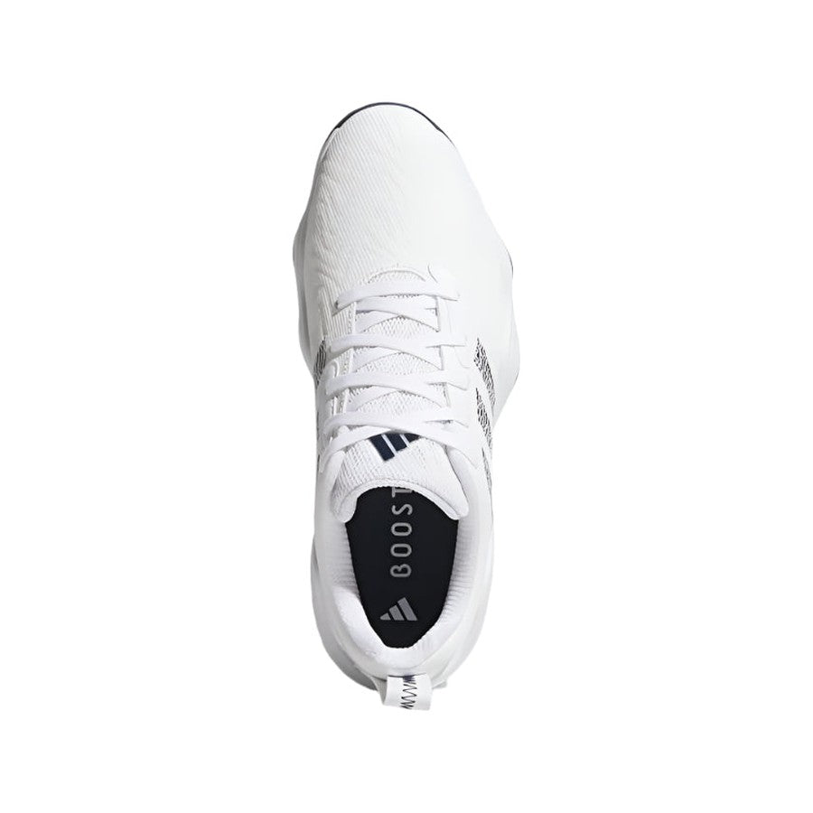 Adidas Codechaos 25 Spikeless Golf Shoes - White/Navy | Free Ship