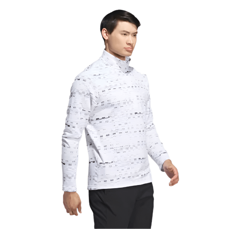 Adidas Core Printed Quarter Zip Pullover | Free Shipping Nationwi