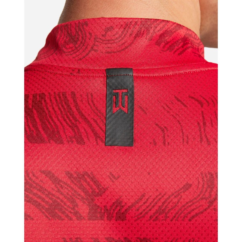 Nike Tiger Woods Dri-Fit ADV Mock Polo - Red