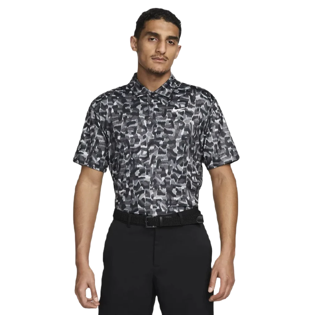 Nike Dri-FIT Tour Golf Print Polo - Golf Course Logo