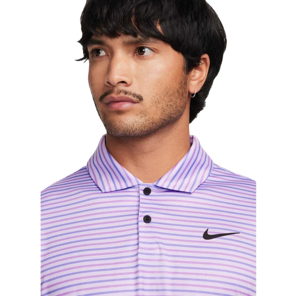 Nike Tour Men's Dri-FIT Striped Golf Polo - Golf Course Logo