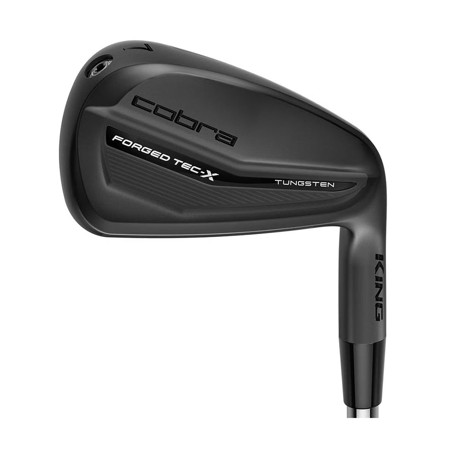 Cobra KING Forged Tec X Black 2023 Irons 5-PW, GW - Stiff Shaft