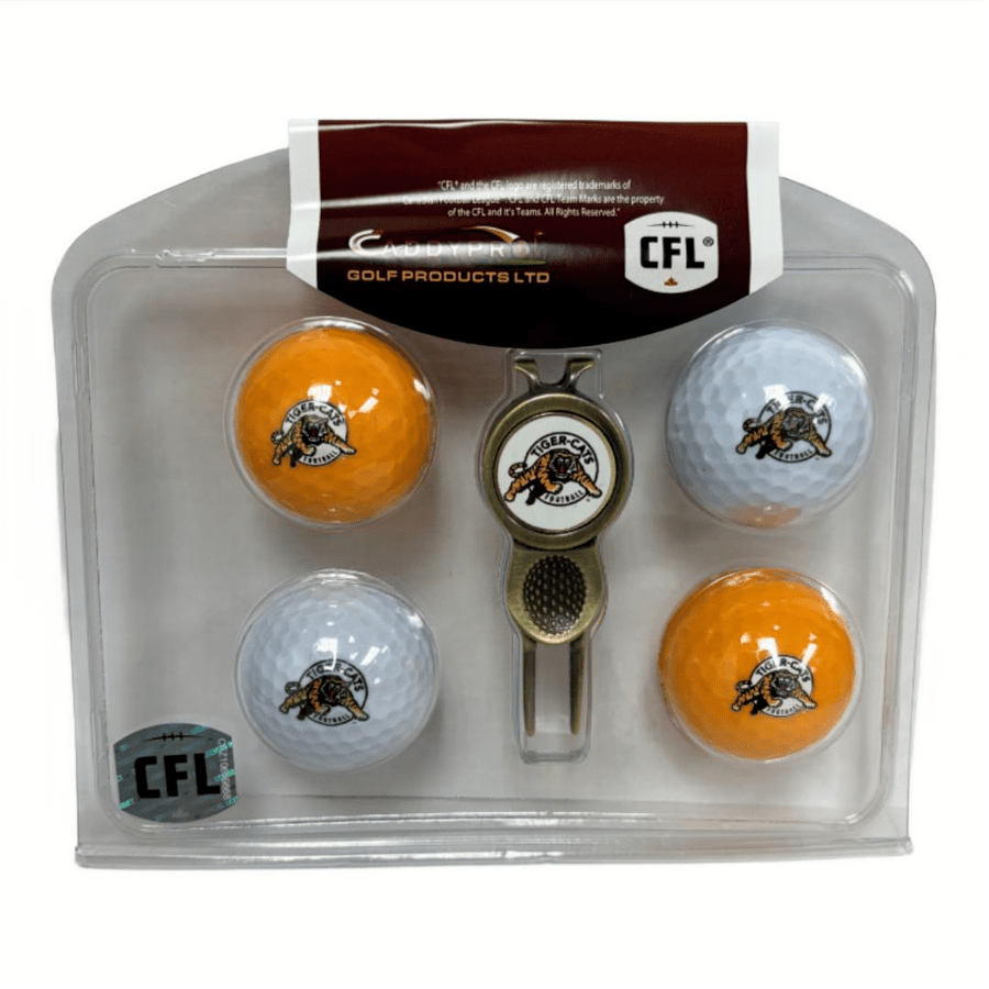 CFL 4 Golf Balls & Divot Tool Set
