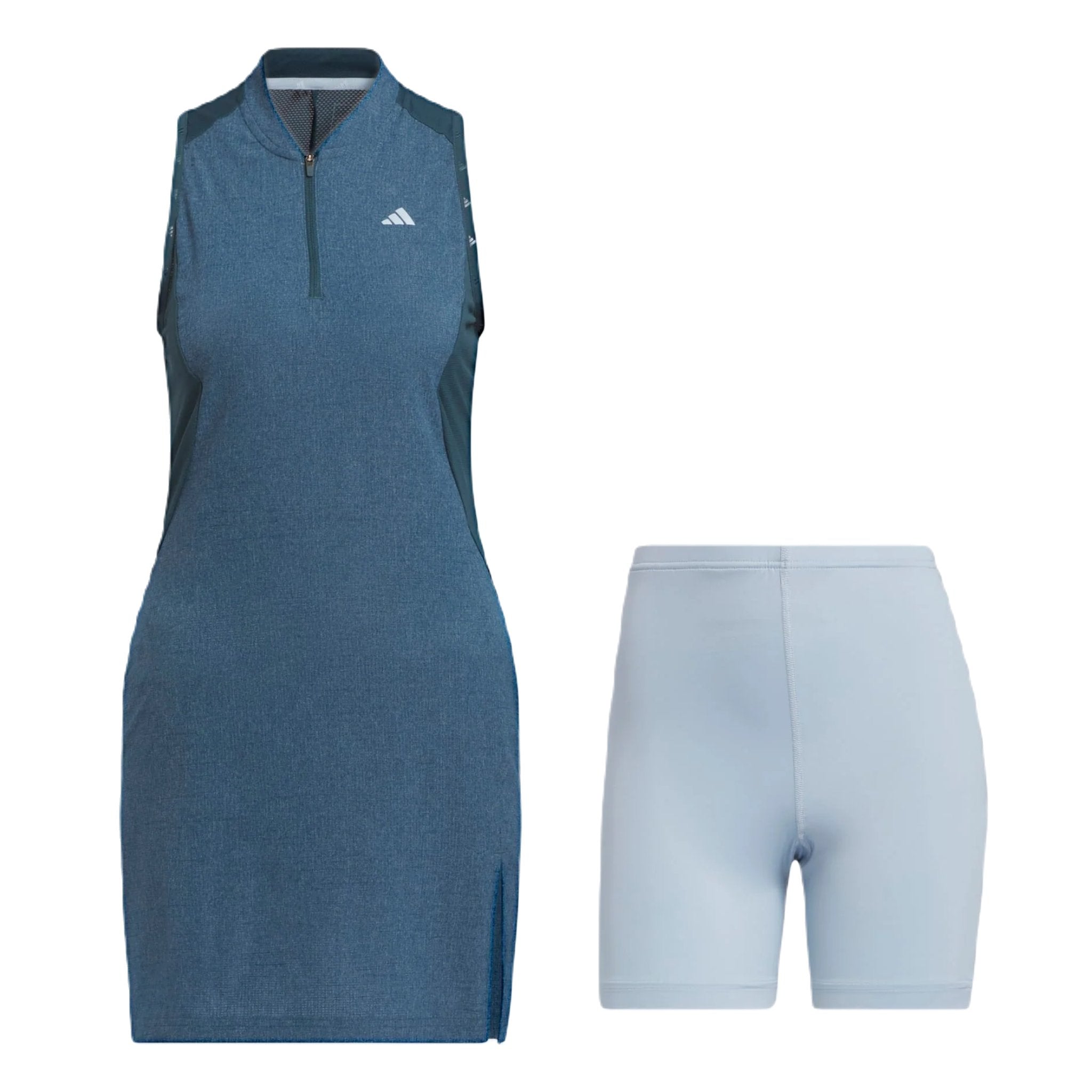 Adidas Ultimate365 Tour Sleeveless Golf Dress - Turquoise