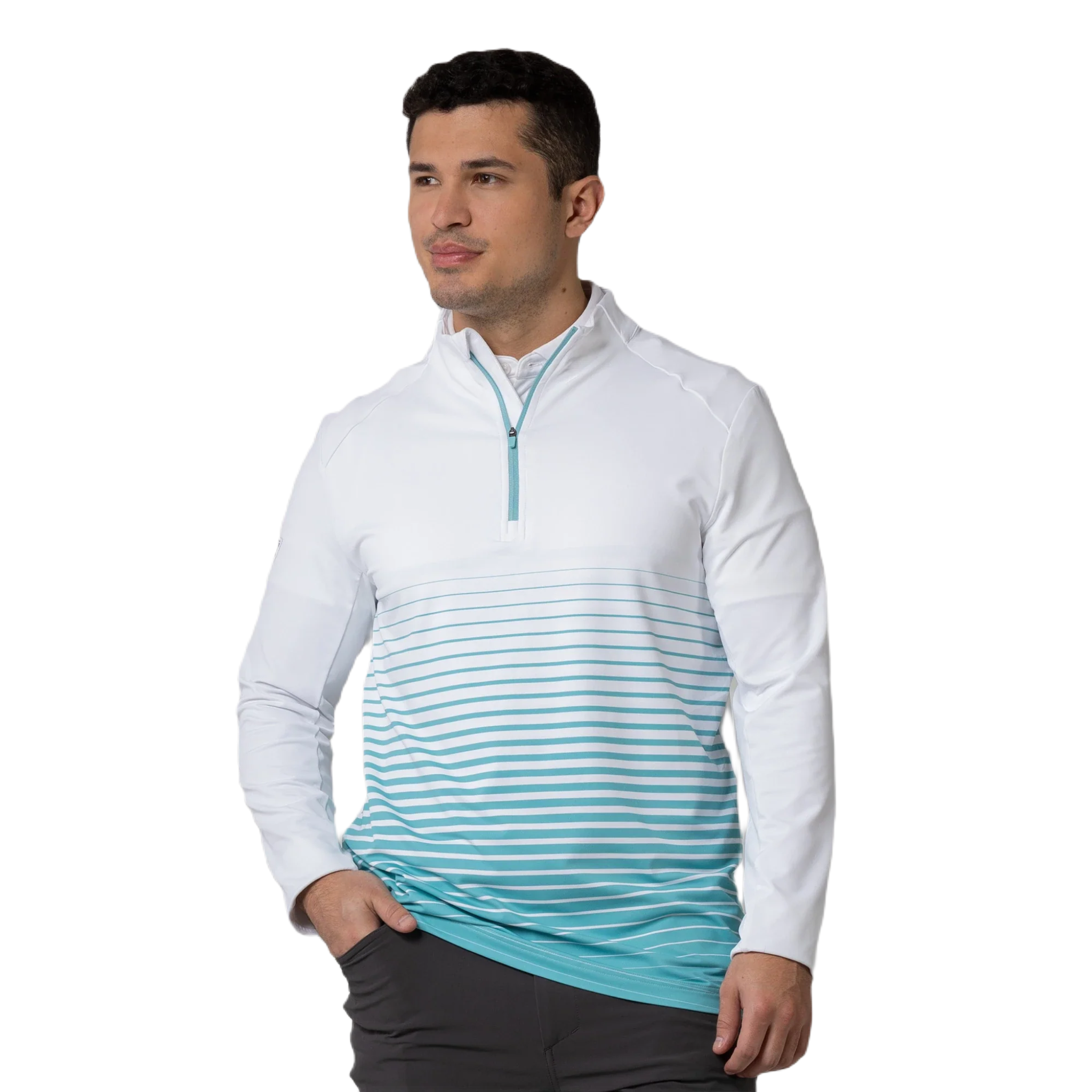 Levelwear Men's Beam Long Sleeve Golf Pullover