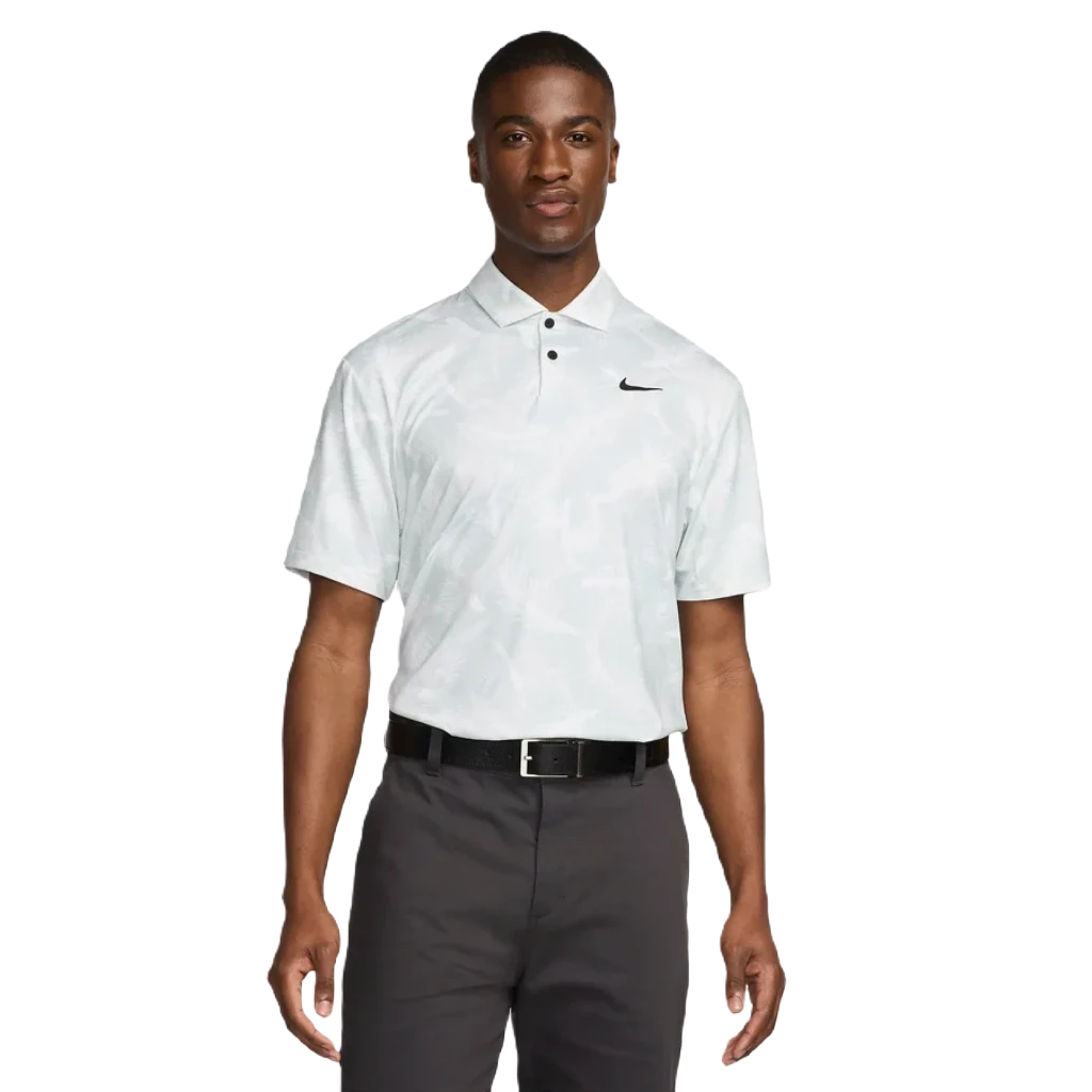 Nike Tour Men's Dri-FIT Pine Print Golf Polo - Golf Course Logo