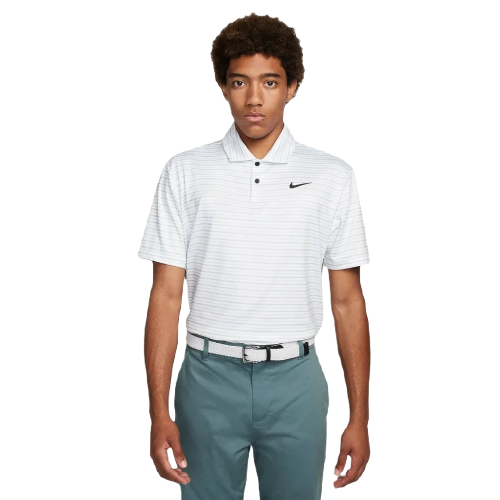 Nike Tour Men's Dri-FIT Striped Golf Polo - Golf Course Logo