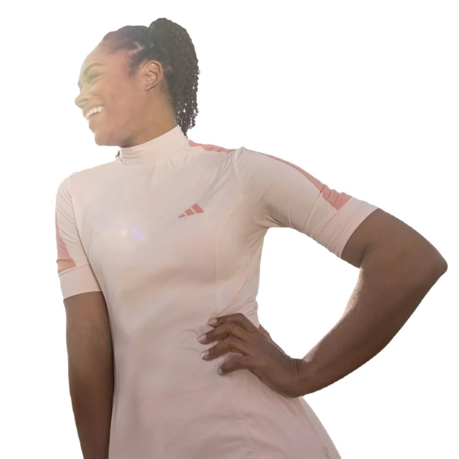 adidas golf dress pink Buy adidas Golf Blush Pink Ultimate 365+ Jacquard Dress from Next USA