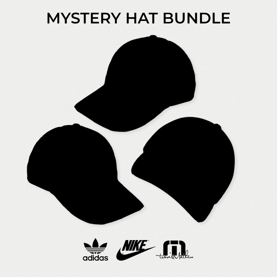Three Men's Golf Hats - Mystery Pack