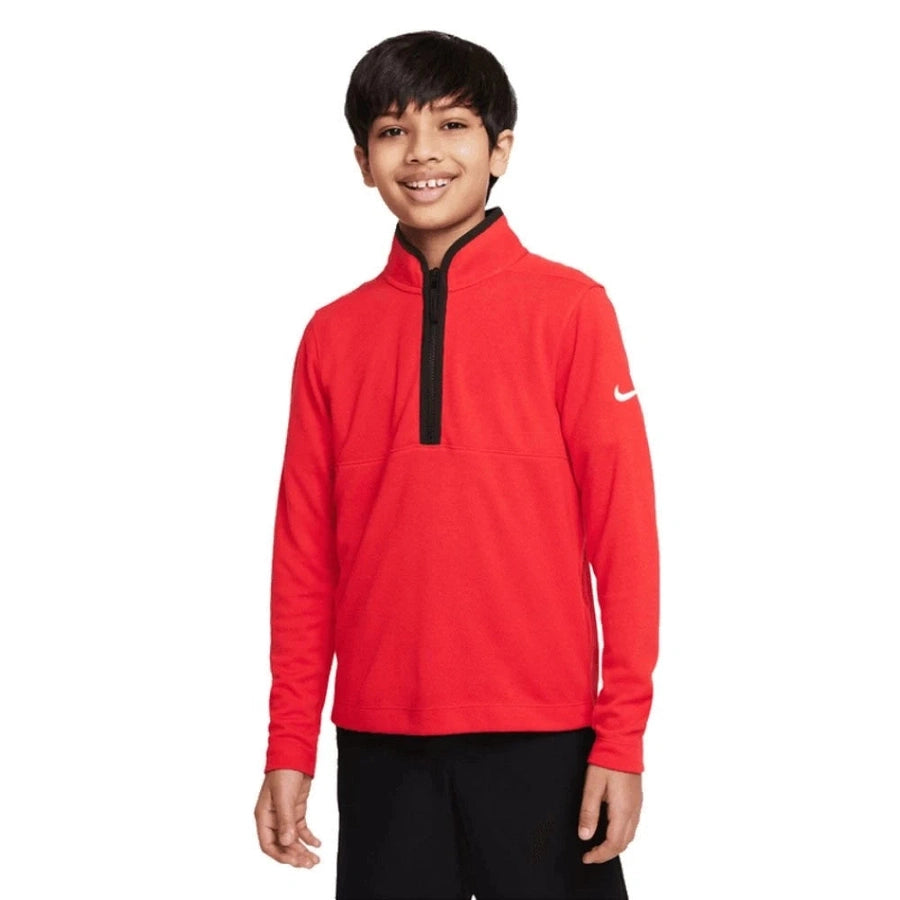 alt
Haut de golf Nike Dri-FIT Victory à demi-zip pour grands enfants - Rouge