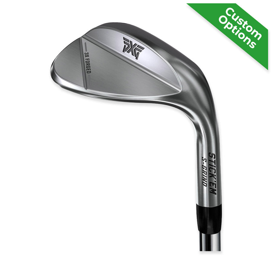 PXG Stick'em Chrome S-Grind Wedge - FREE Custom Options