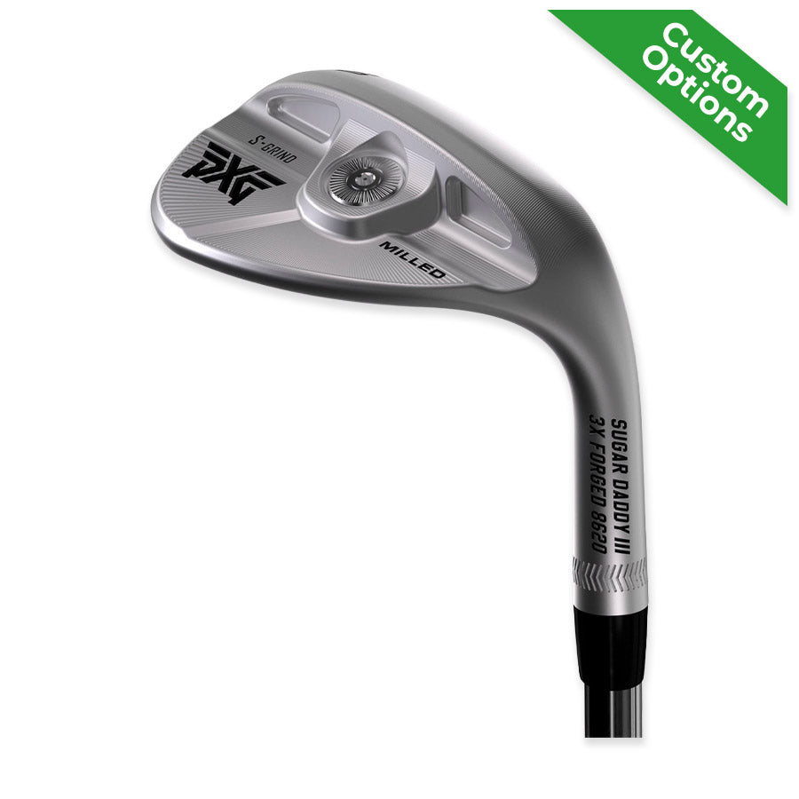 PXG Sugar Daddy III Chrome S-Grind Wedge - FREE Custom Options