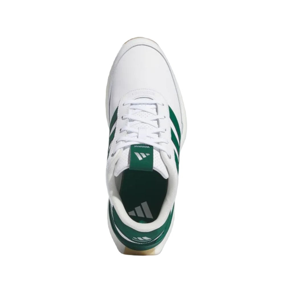 Adidas S2G 24 Spikeless Leather Golf Shoes - White/Green