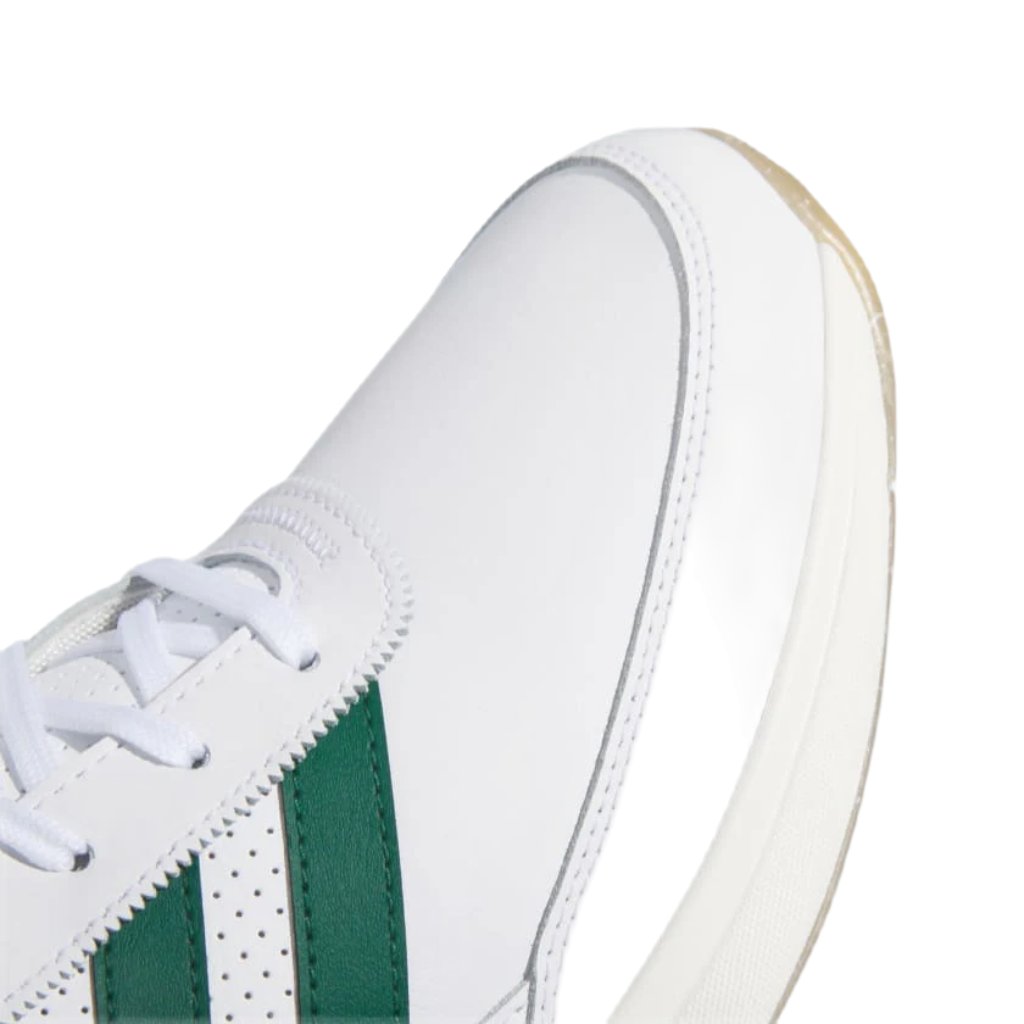 Adidas S2G 24 Spikeless Leather Golf Shoes - White/Green