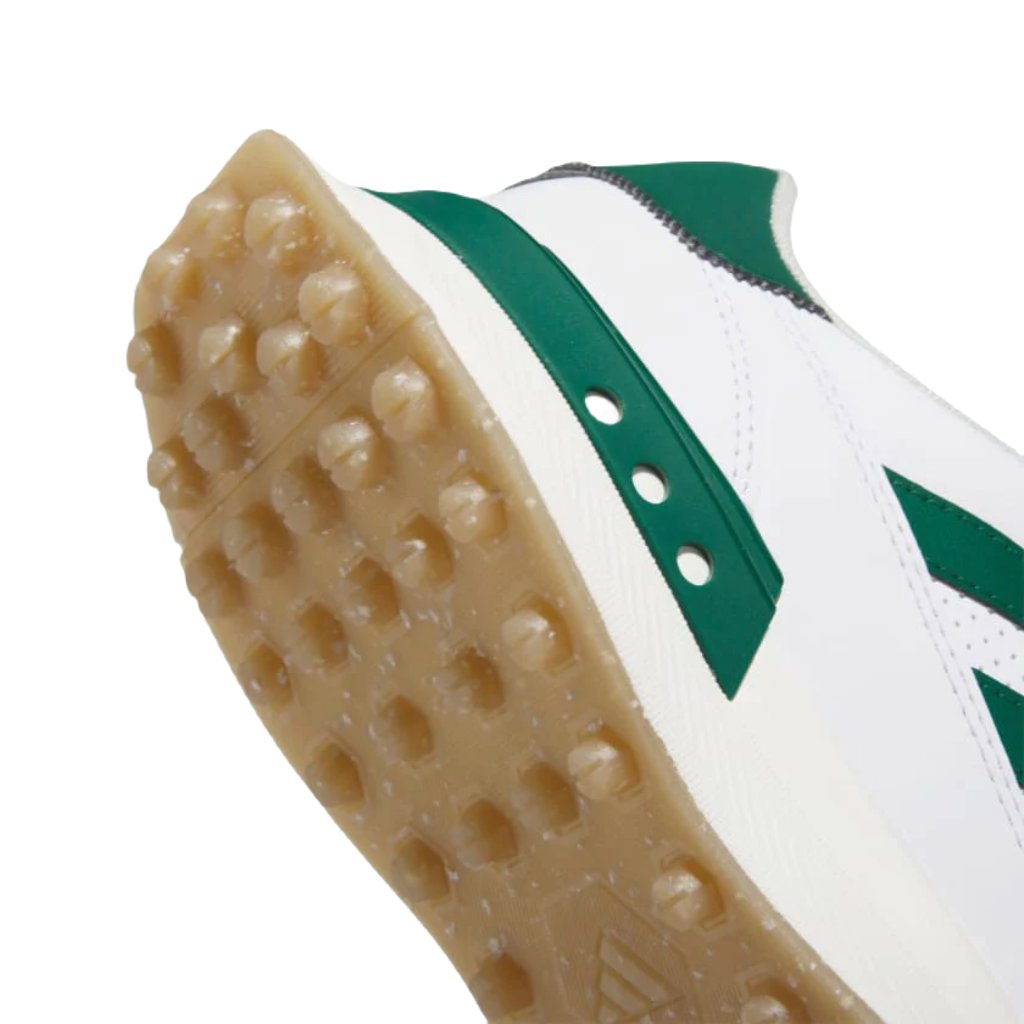 Adidas S2G 24 Spikeless Leather Golf Shoes - White/Green