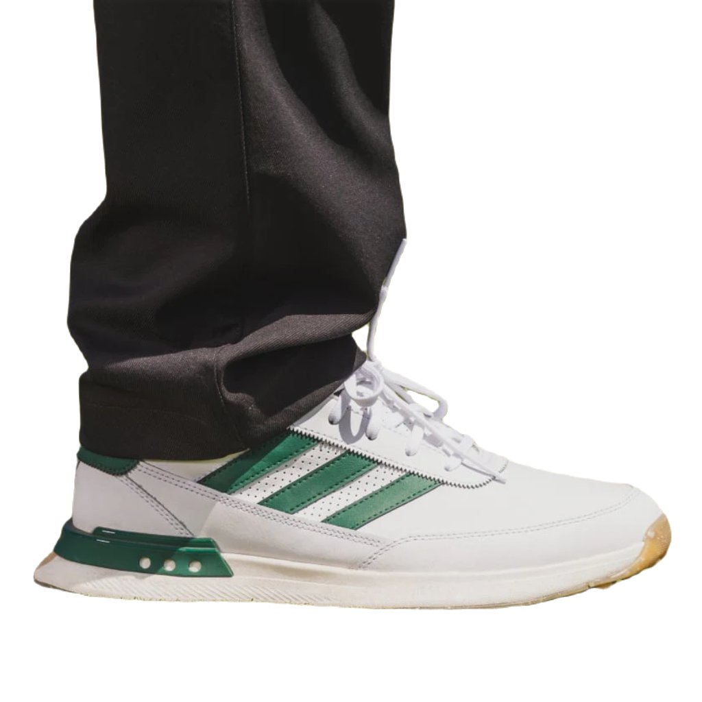 Adidas S2G 24 Spikeless Leather Golf Shoes - White/Green