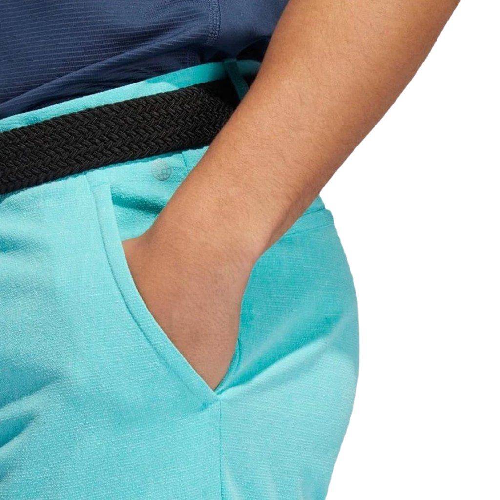 Adidas Crosshatch Men's Shorts - Turquoise