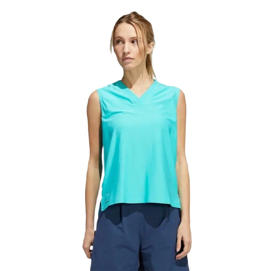 Adidas Ladies Go-To Sleeveless Polo Shirt